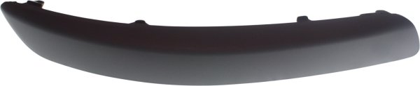 Front Bumper Molding for Volkswagen Rabbit 2006-2009, Right (Passenger) Side, without Headlight Washer Hole, Primed (Ready to Paint), Replacement