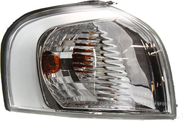 Corner Light Assembly for Volvo S80 2004-2006, Right (Passenger) Side, Park/Signal Light, Chrome, Halogen Headlight Type, Replacement