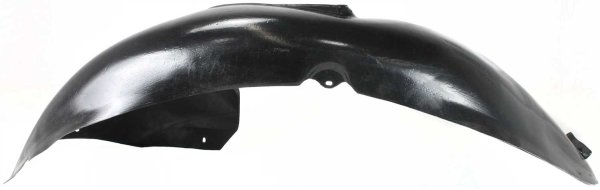 Front Fender Liner, Left (Driver) Section for Volkswagen Passat 2006-2010, Rear, Plastic, Vacuum Form, Replacement