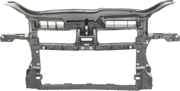 Radiator Support Assembly for Volkswagen Jetta 2005-2010, Black, Plastic - Suitable for 2.5L Engine, Replacement