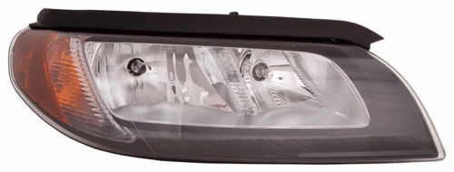 Left (Driver) Headlight Assembly for 2007 Volvo S80, Front Headlight Assembly Replacement Housing/Lens/Cover, Halogen; Composite;  31214180 Replacement