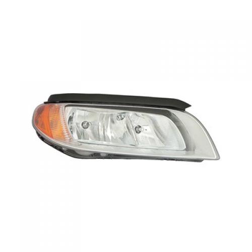 Headlight Assembly for 2014 - 2015 Volvo XC70, Right (Passenger) Side, Halogen, Composite,  31353325, Replacement