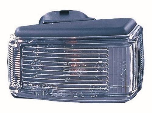 Left (Driver) Side & Right (Passenger) Side Repeater Light for 2000 - 2004 Volvo S40, White Lens, Early Design,  9178885 Replacement