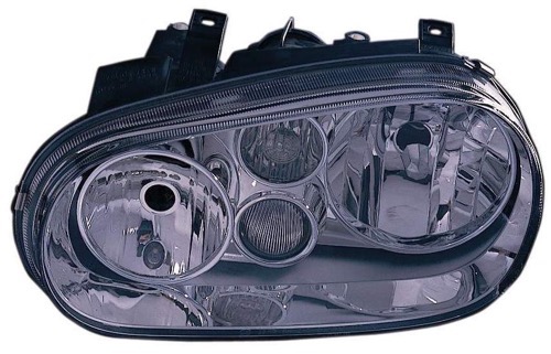 1999 - 2002 Volkswagen Golf Front Headlight Assembly Replacement Housing / Lens / Cover - Left (Driver) Side