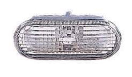 Left (Driver) Side Repeater Light for 1998 - 2005 Volkswagen Golf, Lens & Housing, Fender Mounted, Type 4, White, OEM Replacement: 1J5949117A