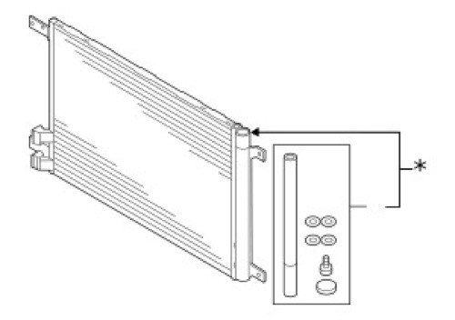 A/C Condenser for 2015 - 2015 Volkswagen GTI, Replacement to 6-29-14;  5Q0816411AR