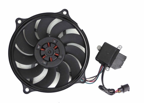 Radiator Cooling Fan Assembly for 2006 - 2010 Volkswagen Beetle, 2.5L L5 Engine, Motor/Blade/Shroud Included,  1C0959455F-PFM, Replacement