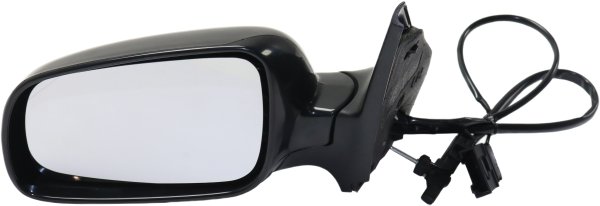Manual Remote Mirror for Volkswagen Golf (1999-2006), Left (Driver), Manual Folding, Heat-feature, Paintable, Replacement