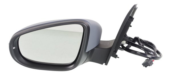 Power Folding Heated Paintable Mirror for Volkswagen Golf/GTI Hatchback 2010-2014, Left (Driver), Without Memory, Replacement