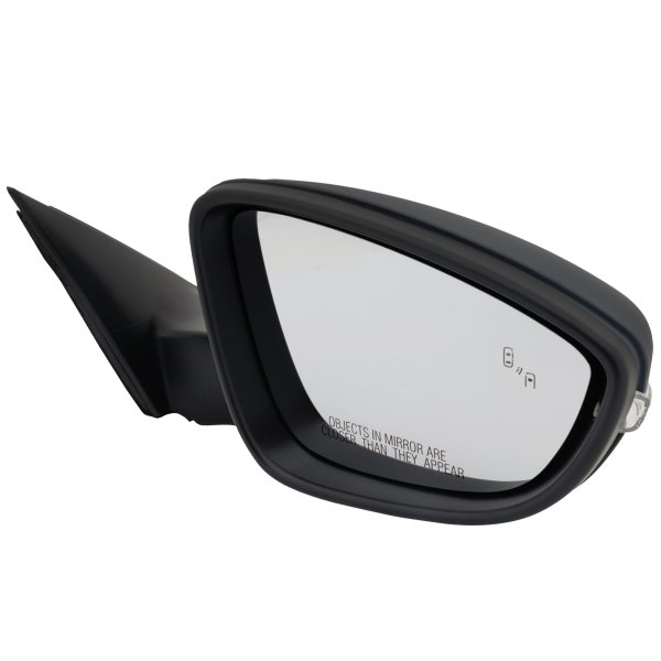 Power Mirror for Volkswagen Passat 2016-2020, Right (Passenger), Manual Folding, Heated, Paintable, with Signal Light, Blind Spot Detection, Memory, Side Object Sensor, without Auto Dimming, Replacement