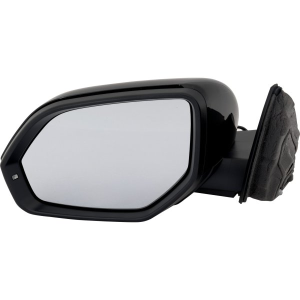 Atlas 18-18 Power Mirror for Left (Driver) Side, Manual Folding, Non-Heated, Paintable, with Signal Light, without Auto Dimming, Blind Spot Detection, Memory, and Puddle Light, Replacement