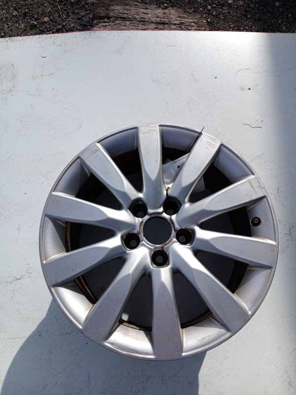 OEM 17x8 10-Spoke Silver Painted Alloy Wheel for 2009, 2010, 2011, 2012, 2013, 2014, 2015, 2016 Audi A4, S4