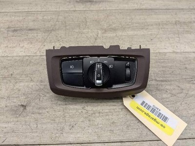 2014, 2015, 2016, 2017, 2018 BMW X5 Black Headlight Switch Control Panel (OEM)