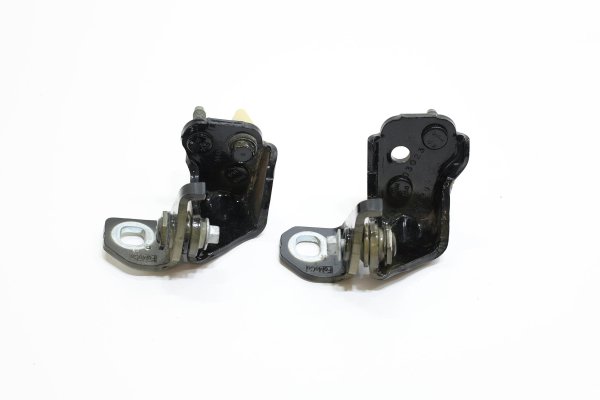 2020, 2021, 2022, 2023, 2024, 2025, 2026 Ford Explorer Black Door Hinge Set - Upper and Lower Front, Right (Passenger) (OEM)
