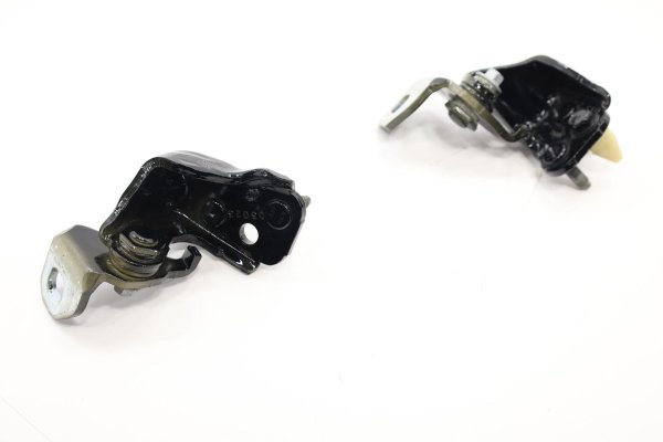 2020, 2021, 2022, 2023, 2024, 2025, 2026 Ford Explorer Black Door Upper and Lower Hinge Set - Rear, Left (Driver) (OEM)