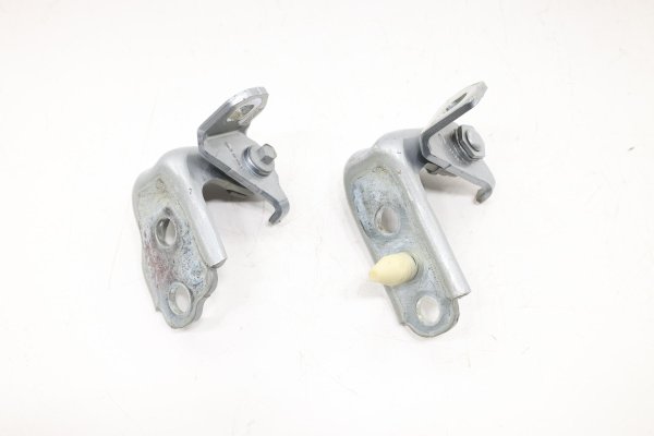 2020, 2021, 2022, 2023, 2024, 2025 Ford Explorer Silver Door Upper and Lower Hinge Set - Front, Left (Driver) (OEM)