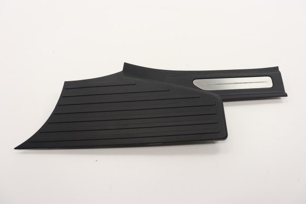 2018, 2019, 2020, 2021, 2022, 2023, 2024 Ford Expedition Black Door Sill Plate Trim - Rear, Left (Driver) (OEM)