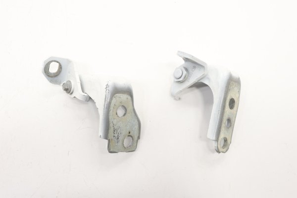 2015, 2016, 2017, 2018, 2019, 2020, 2021, 2022, 2023, 2024 Ford Edge White Door & Hinge Set - Upper and Lower Front, Right (Passenger) (OEM)