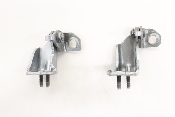 2015, 2016, 2017, 2018, 2019, 2020, 2021, 2022, 2023, 2024 Ford Edge Silver Door Upper and Lower Hinge Set - Rear, Right (Passenger) (OEM)