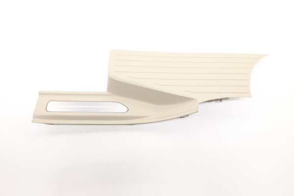 OEM Beige Door Sill Plate Trim for 2018, 2019, 2020, 2021, 2022, 2023, 2024 Ford & Lincoln • Expedition, Navigator - Rear, Left (Driver)
