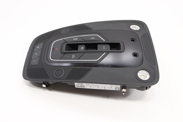 OEM Overhead Console with Dome Light and Sunroof Control for 2017, 2018, 2019 Audi - Front