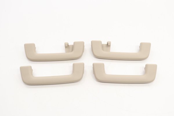 2015, 2016, 2017, 2018, 2019, 2020, 2021, 2022, 2023, 2024 Ford Edge Beige Interior Roof Grab Handle Set (OEM)