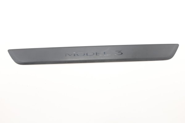 2020, 2021, 2022, 2023, 2024, 2025 Tesla Y Rear Door Sill Plate Trim - Front (OEM)