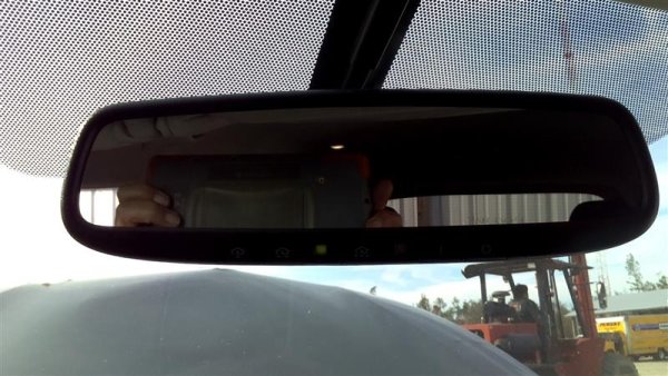 OEM Red Automatic Dimming Interior Rear View Mirror for 2013, 2014, 2015, 2016, 2017, 2018, 2019, 2020, 2021, 2022, 2023, 2024 INFINITI & Nissan
