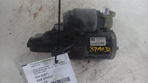 OEM Silver Starter Motor for 2010, 2011, 2012, 2013 Mazda 3, 5, 6, CX-7