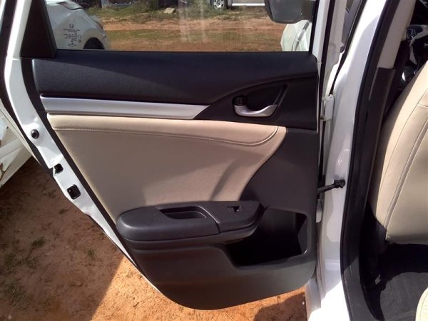OEM Silver Door Interior Trim Panel with Power Windows and Locks for 2016, 2017, 2018, 2019, 2020, 2021 Honda - Rear, Right (Passenger)