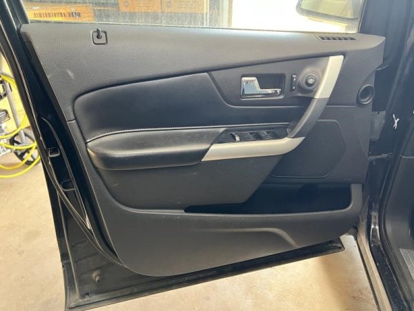 OEM Black Door Interior Trim Panel for 2011, 2012, 2013, 2014 Ford Edge - Front, Left (Driver)