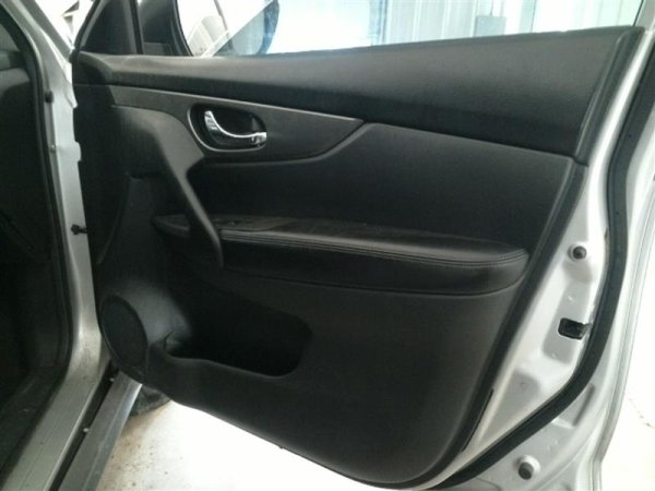 OEM Black Door Interior Trim Panel with Power Windows and Locks for 2015, 2016, 2017, 2018, 2019, 2020 Nissan - Front, Right (Passenger)
