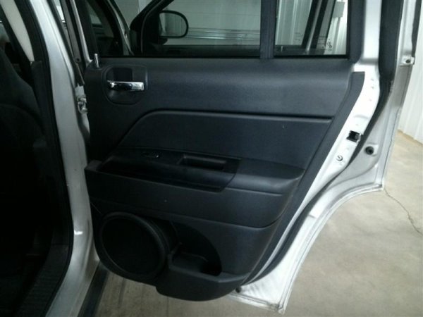 OEM Black Door Interior Trim Panel with Power Windows and Locks for 2011, 2012, 2013, 2014, 2015, 2016, 2017 Jeep - Rear, Right (Passenger)
