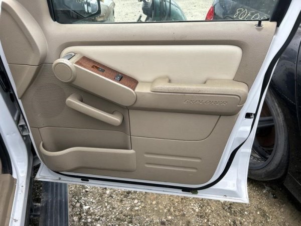2006, 2007, 2008, 2009, 2010 Ford Explorer Tan Door Interior Trim Panel - Front, Right (Passenger) (OEM)