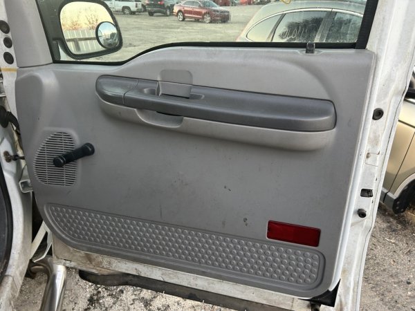 2000, 2001, 2002, 2003, 2004, 2005 Ford Excursion Gray Door Interior Trim Panel - Front, Right (Passenger) (OEM)