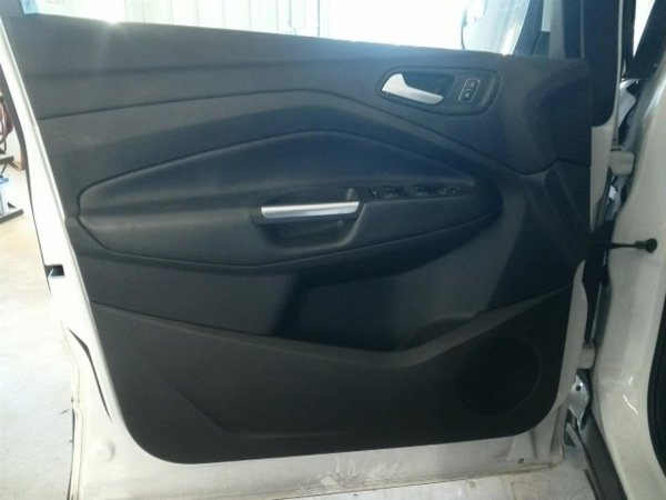 2017, 2018, 2019 Ford Escape Black Door Interior Trim Panel with Power Windows and Locks - Front, Left (Driver) (OEM)