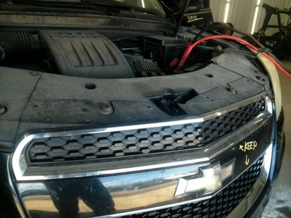 2012, 2013, 2014, 2015 Chevrolet Equinox Black Grille - Upper (OEM)