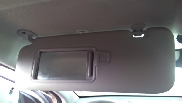 OEM Gray Sun Visor without Sunroof or Extension for 2017, 2018, 2019, 2020 Hyundai Elantra - Left (Driver)