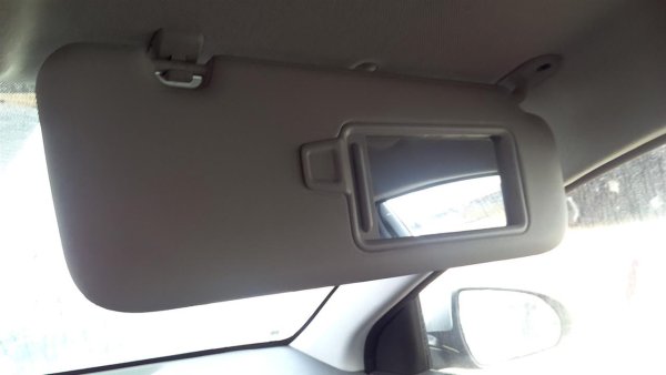 OEM Gray Sun Visor without Sunroof and without Extension for 2017, 2018, 2019, 2020 Hyundai - Right (Passenger)