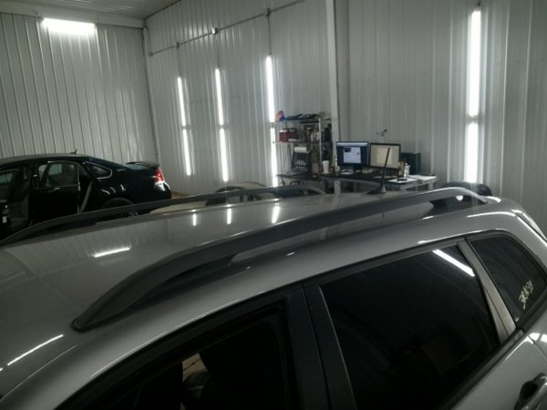 OEM Black Roof Luggage Rack Rails for 2003, 2004, 2005, 2006 Ford & Lincoln • Expedition, Navigator
