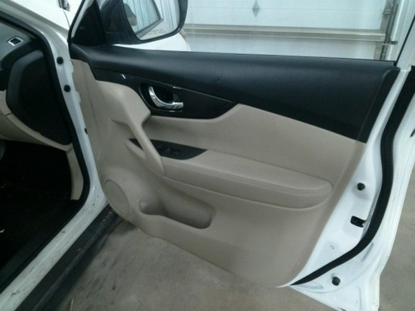 OEM Tan Door Interior Trim Panel with Power Windows and Locks for 2017, 2018, 2019, 2020 Nissan - Front, Right (Passenger)