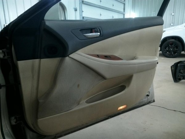 OEM Tan Door Interior Trim Panel with Power Windows and Locks for 2007, 2008, 2009, 2010, 2011, 2012 Lexus - Front, Right (Passenger)