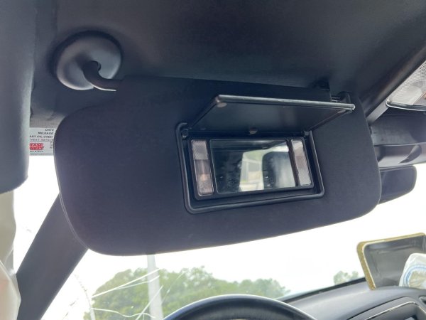OEM Black Illuminated Vanity Mirror Sun Visor for 2011, 2012, 2013, 2014, 2015, 2016, 2017, 2018, 2019, 2020, 2021, 2022, 2023, 2024, 2025 Dodge & Jeep - Left (Driver)