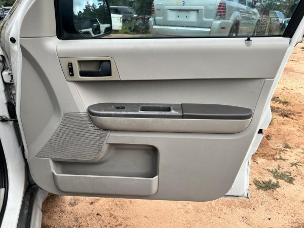 OEM Tan Door Interior Trim Panel for 2008, 2009, 2010, 2011, 2012 Ford, Mazda, & Mercury - Front, Left (Driver)