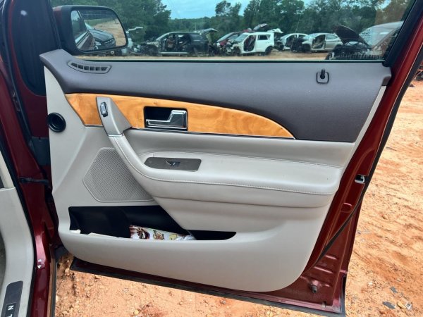 2011, 2012, 2013, 2014 Ford Edge Tan Door Interior Trim Panel - Front, Right (Passenger) (OEM)