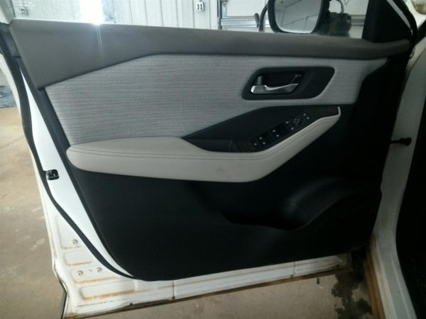 OEM Black Door Interior Trim Panel with Power Windows and Locks for 2021, 2022, 2023 Nissan - Front, Left (Driver)