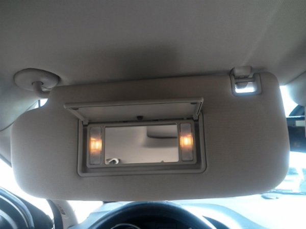 OEM Tan Illuminated Vanity Mirror Sun Visor for 2011, 2012, 2013, 2014, 2015, 2016, 2017, 2018, 2019, 2020, 2021, 2022, 2023, 2024, 2025 Dodge & Jeep • Durango, Grand Cherokee - Left (Driver)