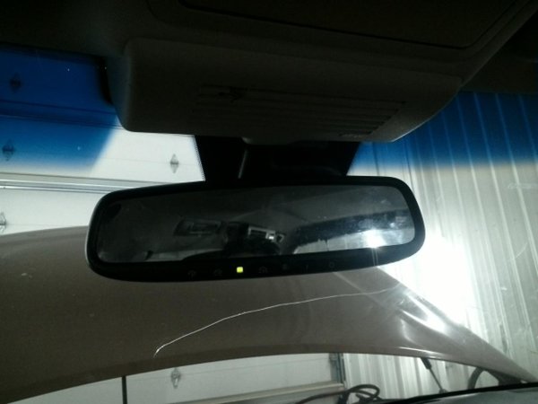 OEM Tan Automatic Dimming Interior Rear View Mirror for 2013, 2014, 2015, 2016, 2017, 2018, 2019, 2020, 2021, 2022, 2023, 2024 INFINITI & Nissan