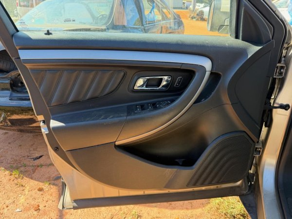 2013, 2014, 2015, 2016, 2017, 2018, 2019 Ford Taurus Black Door Interior Trim Panel with Power Windows and Locks - Front, Right (Passenger) (OEM)