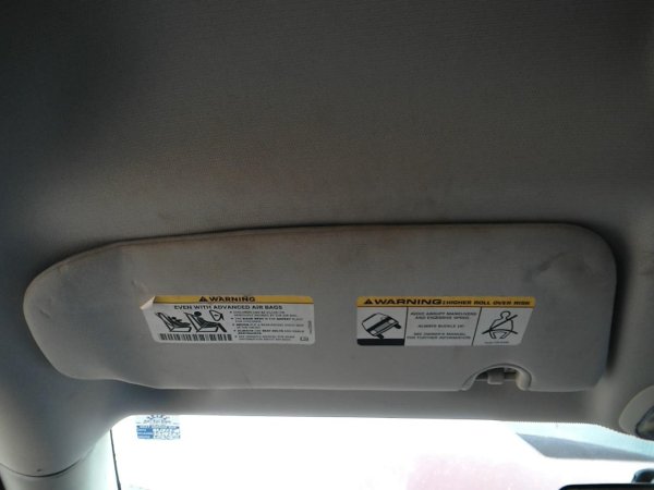 OEM Gray Sun Visor for 2010, 2011, 2012, 2013, 2014, 2015, 2016, 2017 Jeep Compass - Left (Driver)
